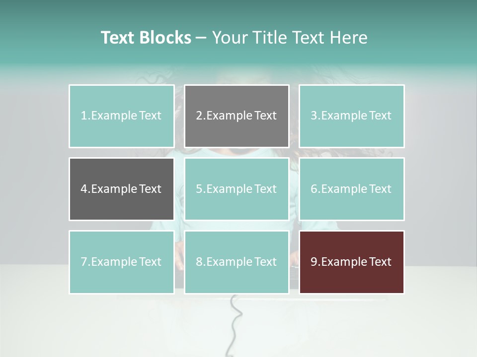 Information Girl Child PowerPoint Template