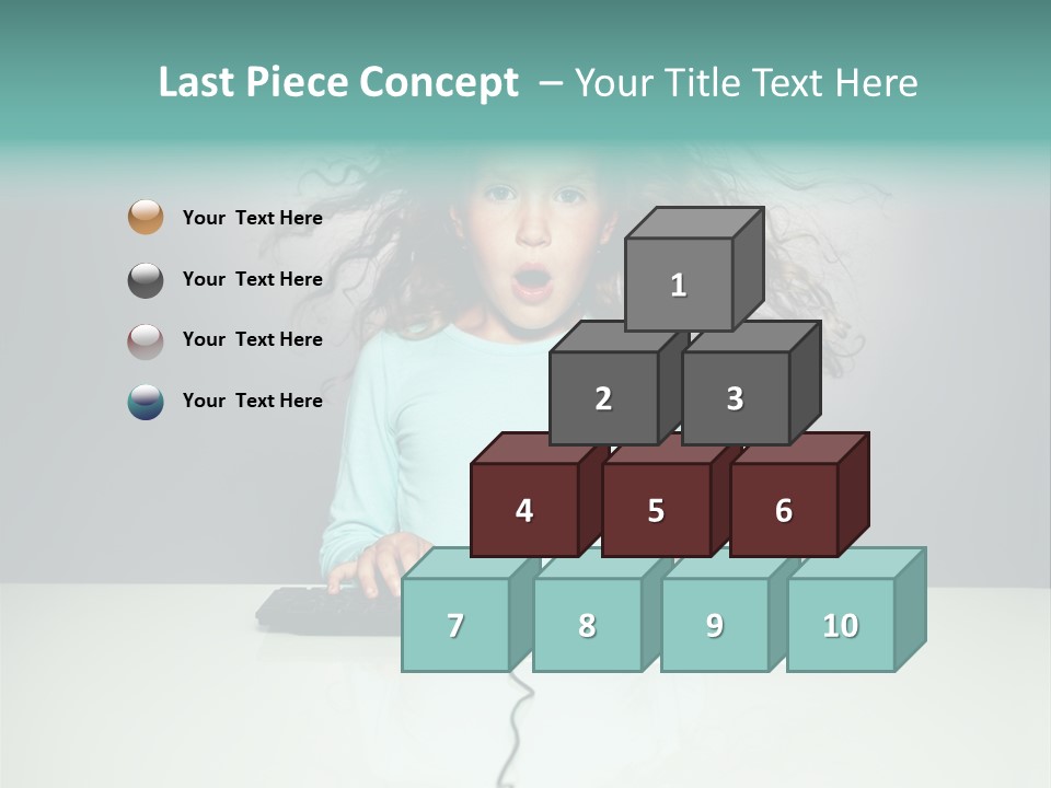 Information Girl Child PowerPoint Template