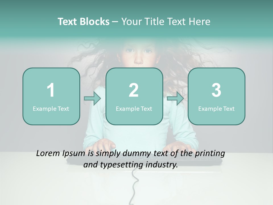 Information Girl Child PowerPoint Template
