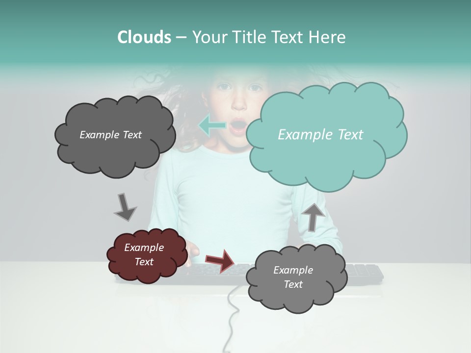 Information Girl Child PowerPoint Template