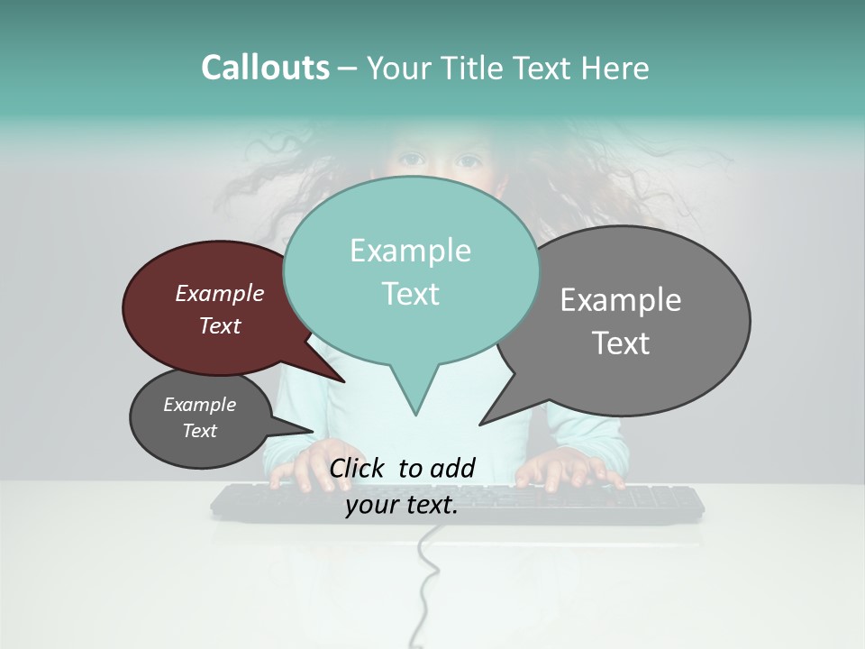 Information Girl Child PowerPoint Template