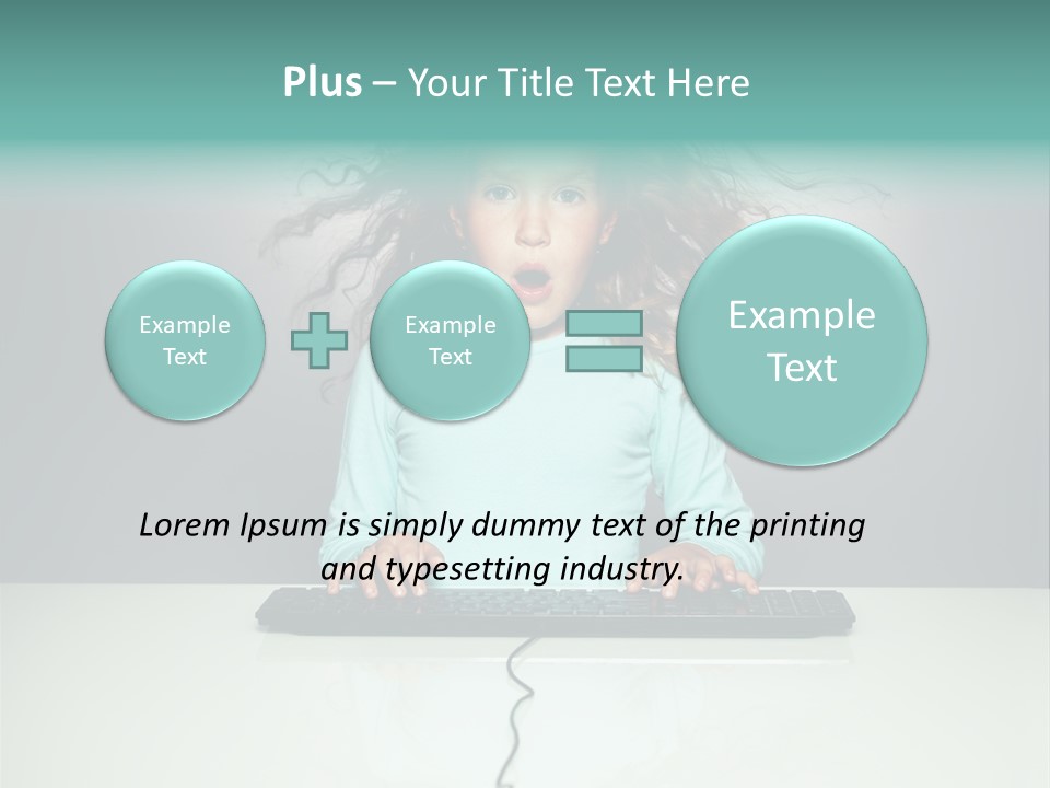 Information Girl Child PowerPoint Template