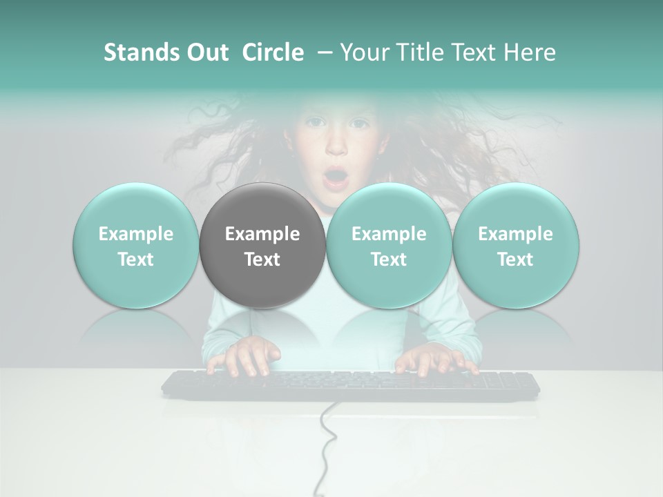 Information Girl Child PowerPoint Template