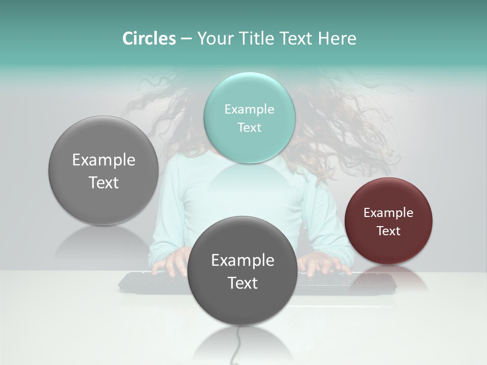 Information Girl Child PowerPoint Template