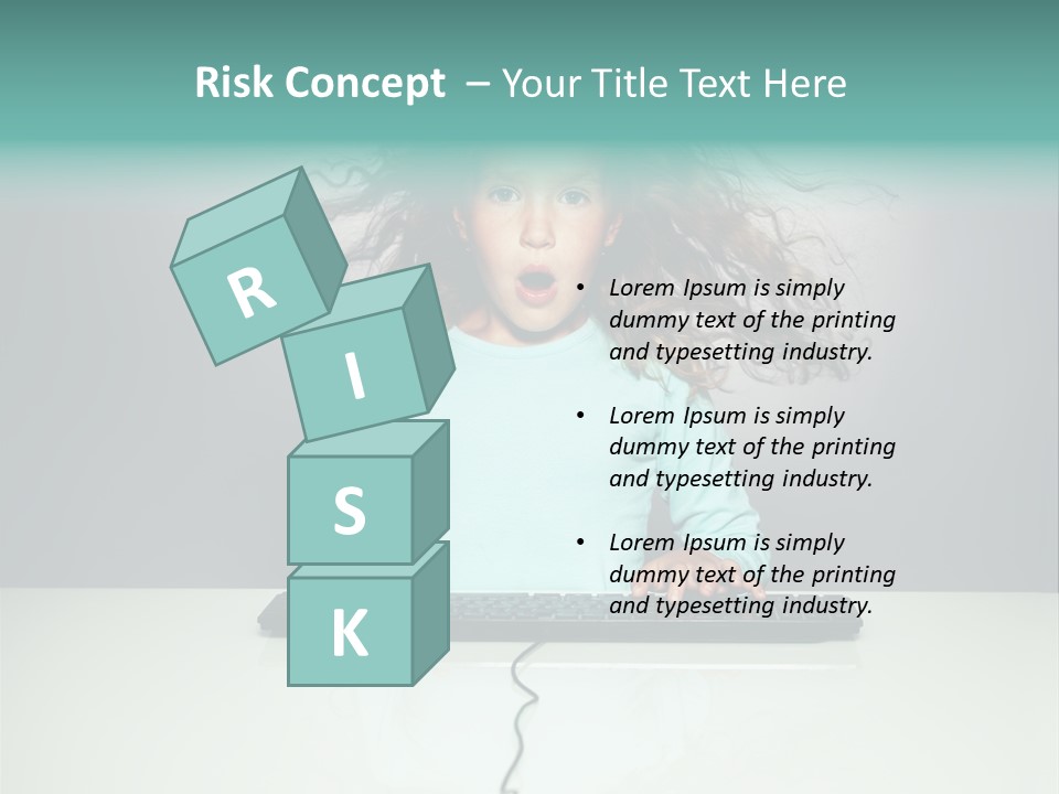 Information Girl Child PowerPoint Template