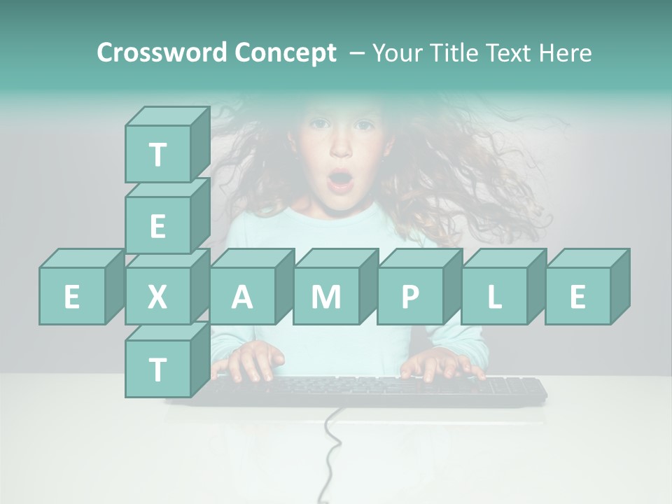 Information Girl Child PowerPoint Template