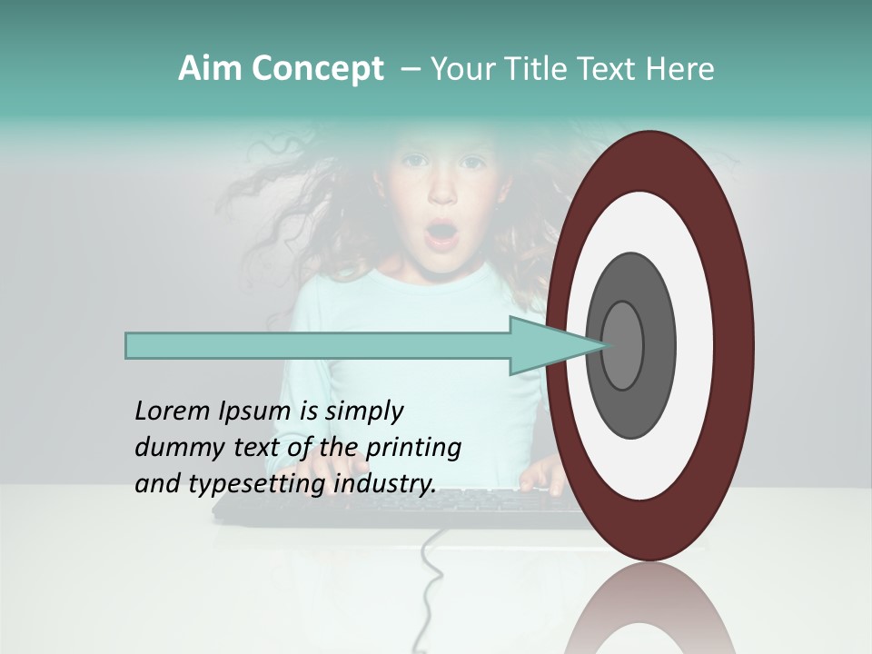 Information Girl Child PowerPoint Template