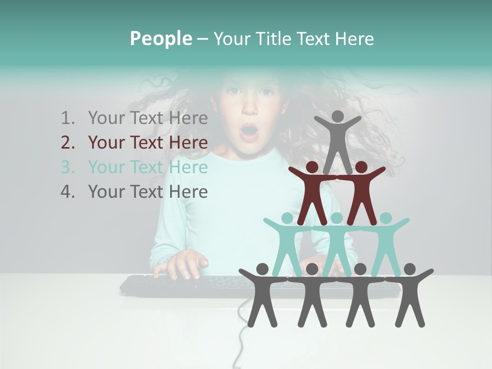 Information Girl Child PowerPoint Template