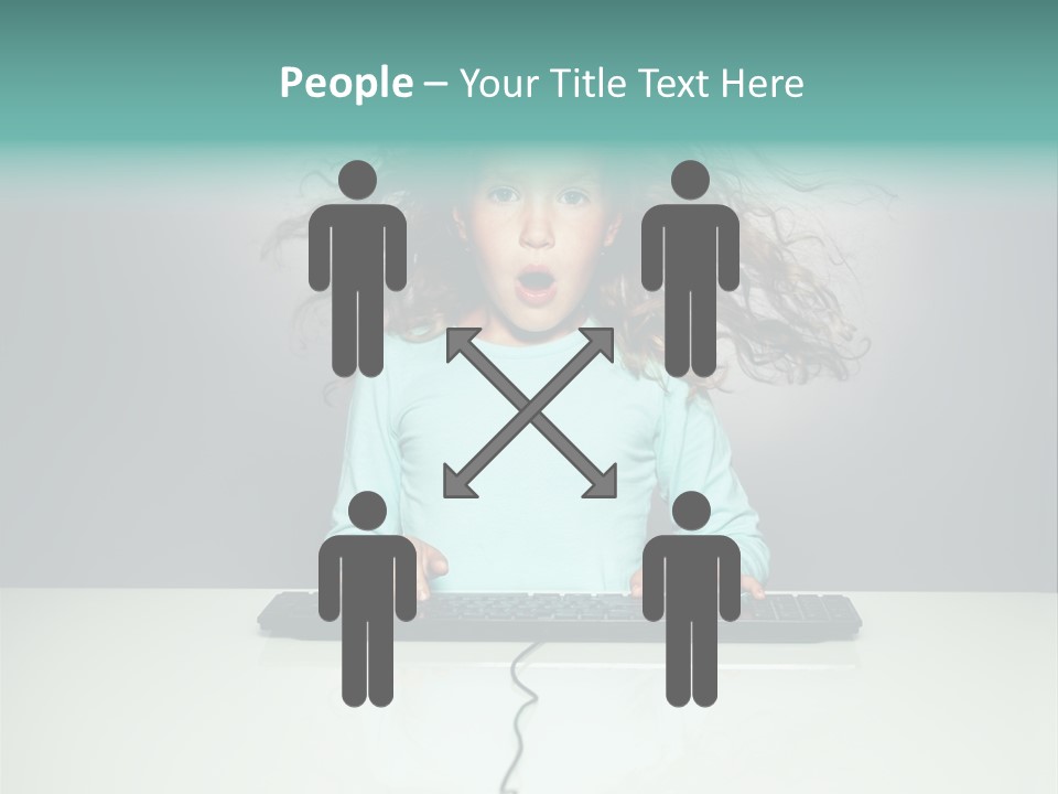 Information Girl Child PowerPoint Template