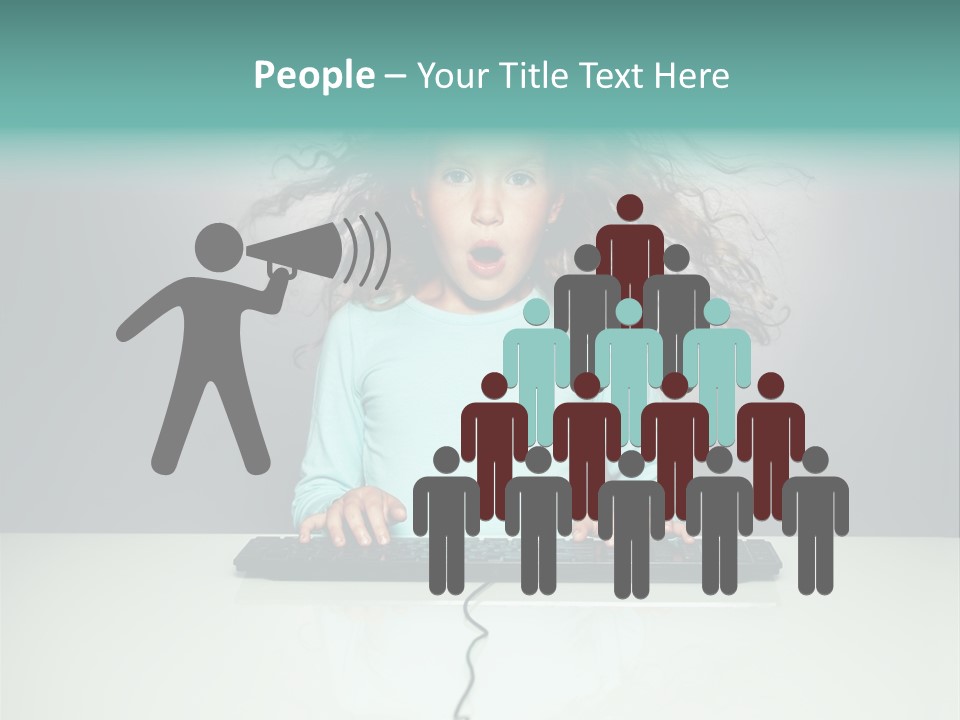 Information Girl Child PowerPoint Template