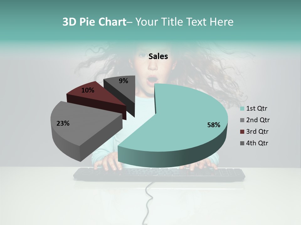 Information Girl Child PowerPoint Template