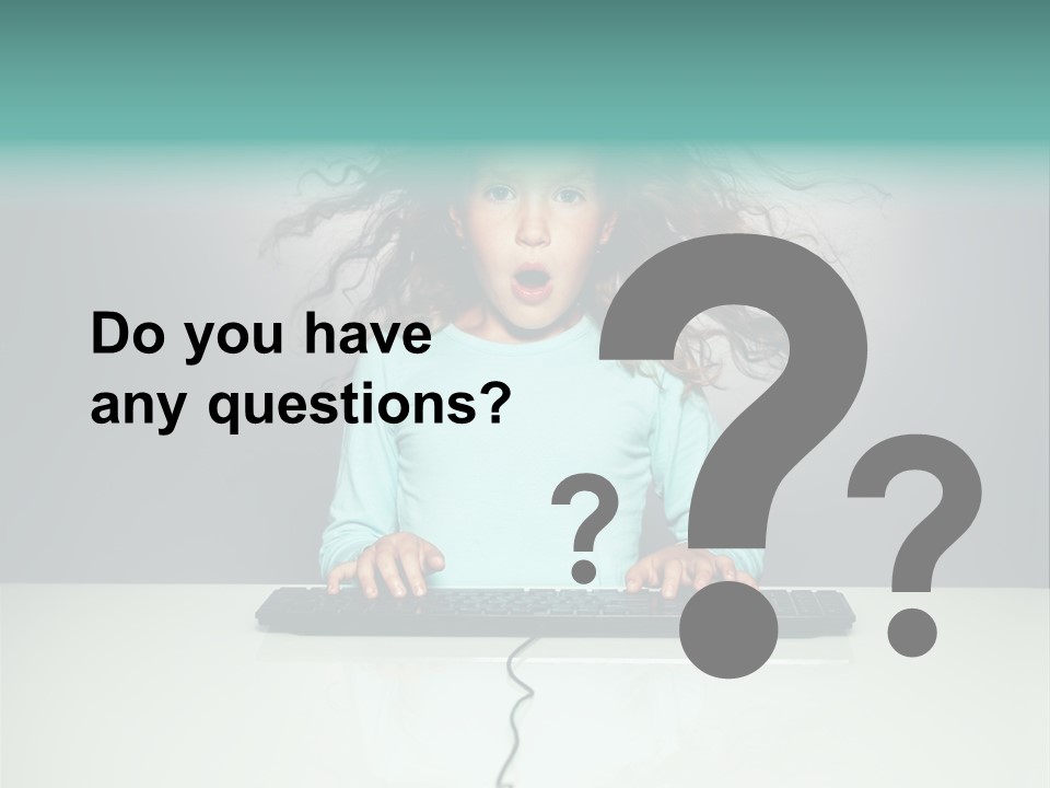 Information Girl Child PowerPoint Template