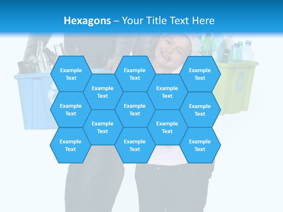 Happy Go Lucky Plastic Recycling PowerPoint Template