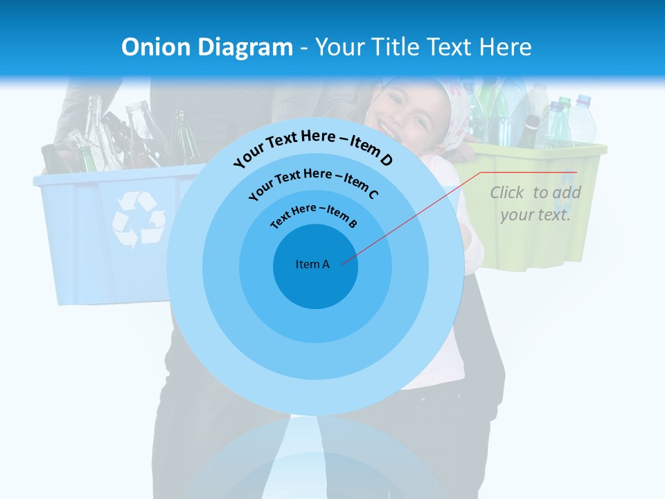 Happy Go Lucky Plastic Recycling PowerPoint Template