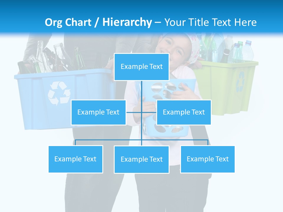Happy Go Lucky Plastic Recycling PowerPoint Template