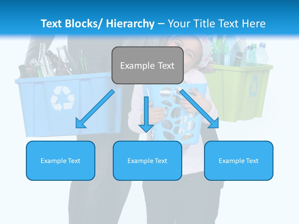 Happy Go Lucky Plastic Recycling PowerPoint Template