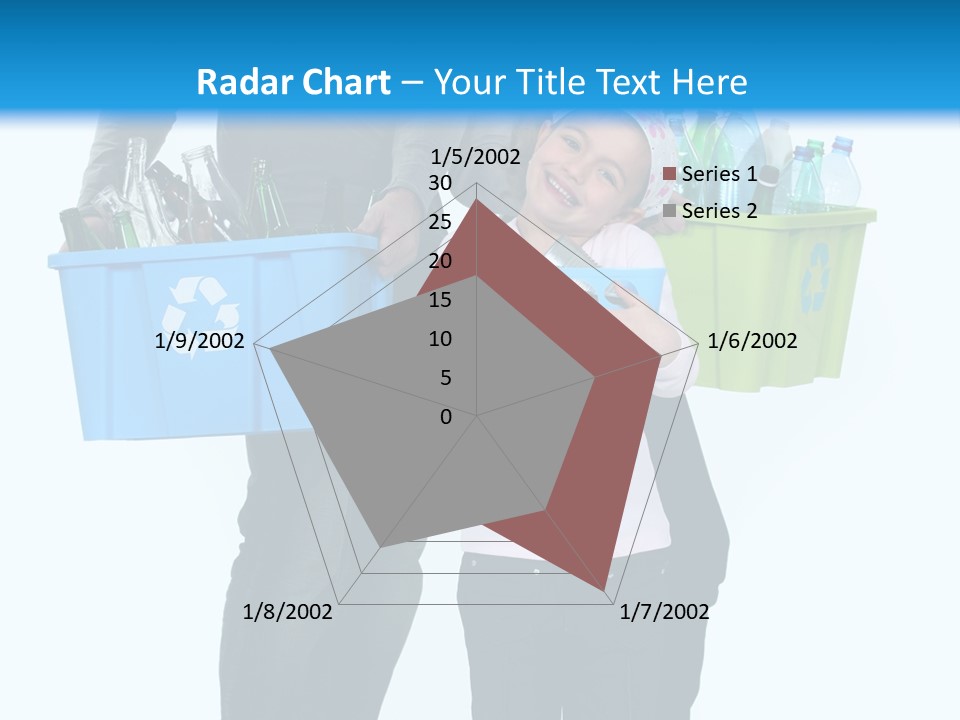 Happy Go Lucky Plastic Recycling PowerPoint Template