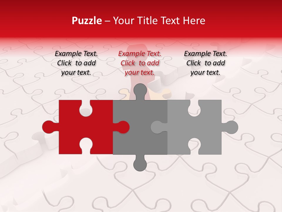 Incomplete Integration Person PowerPoint Template