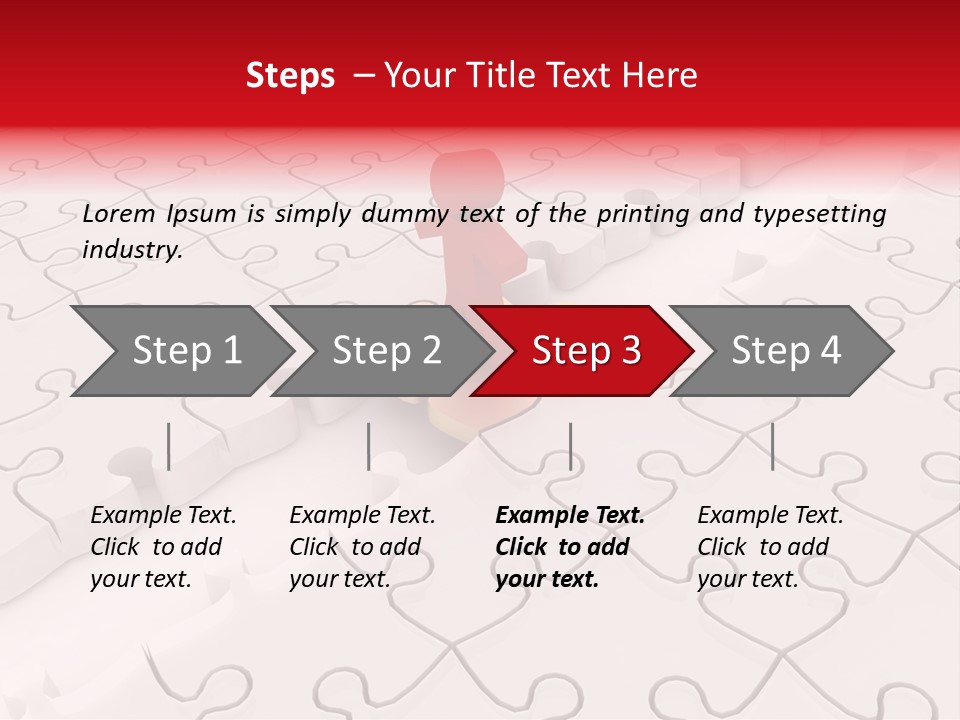 Incomplete Integration Person PowerPoint Template