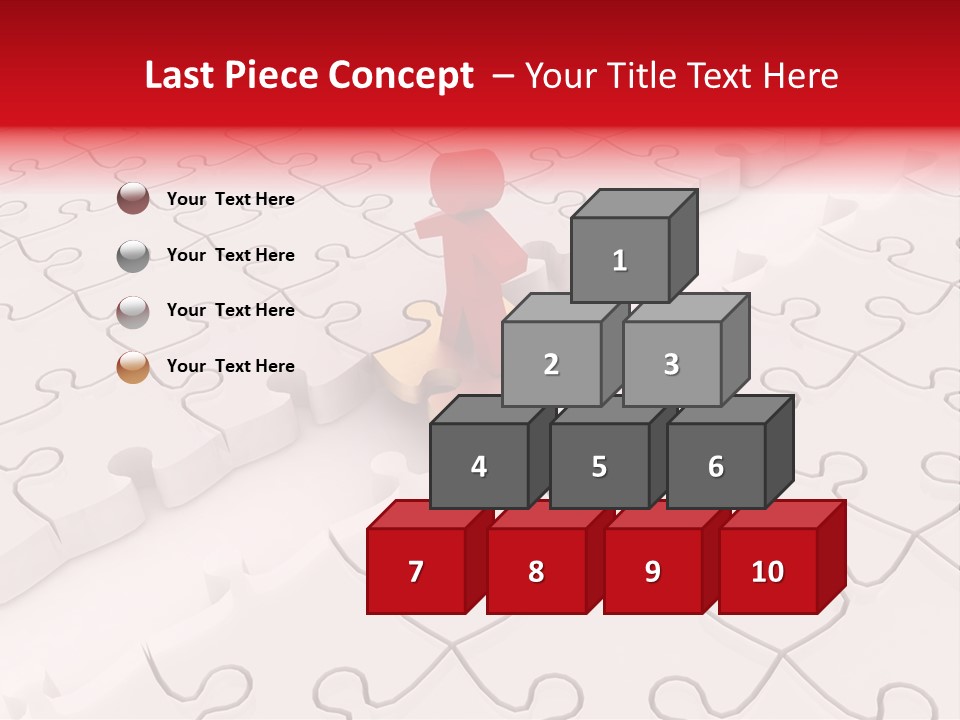 Incomplete Integration Person PowerPoint Template