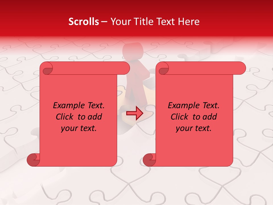 Incomplete Integration Person PowerPoint Template