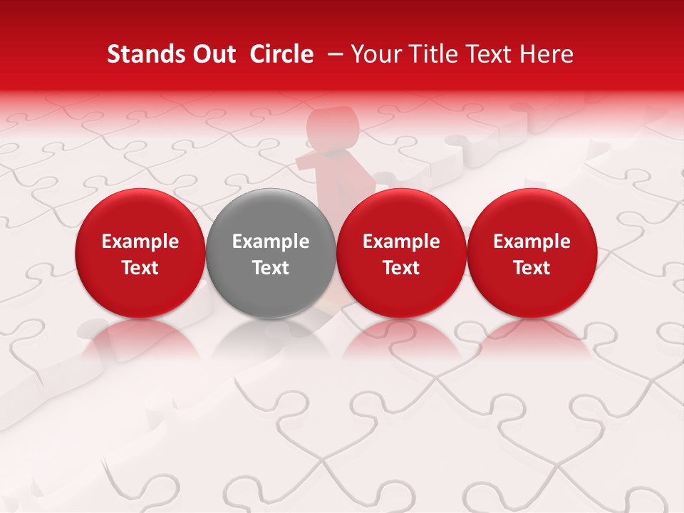 Incomplete Integration Person PowerPoint Template