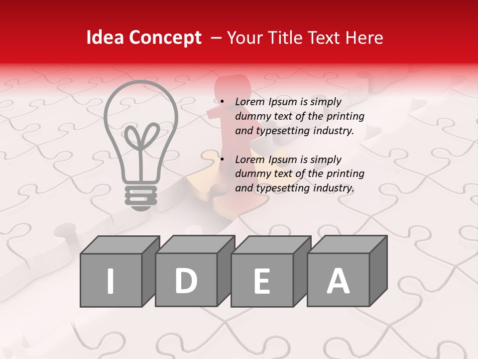 Incomplete Integration Person PowerPoint Template