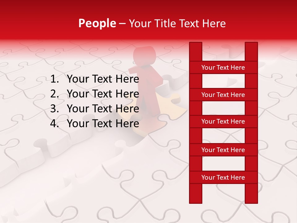 Incomplete Integration Person PowerPoint Template