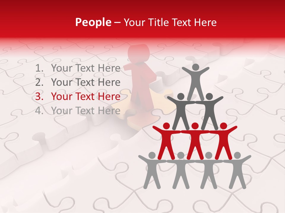 Incomplete Integration Person PowerPoint Template