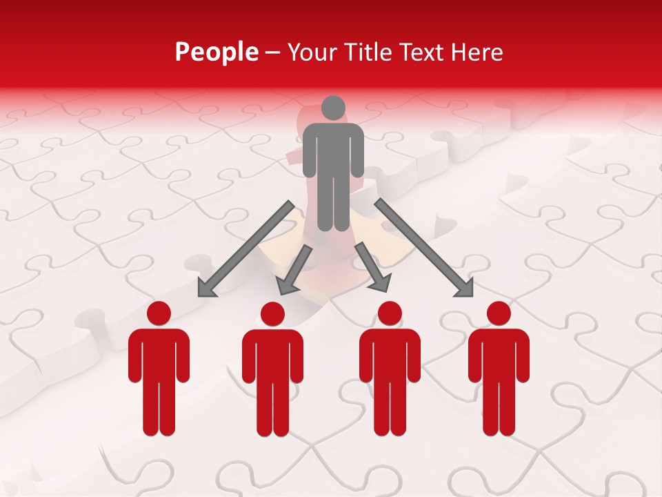 Incomplete Integration Person PowerPoint Template