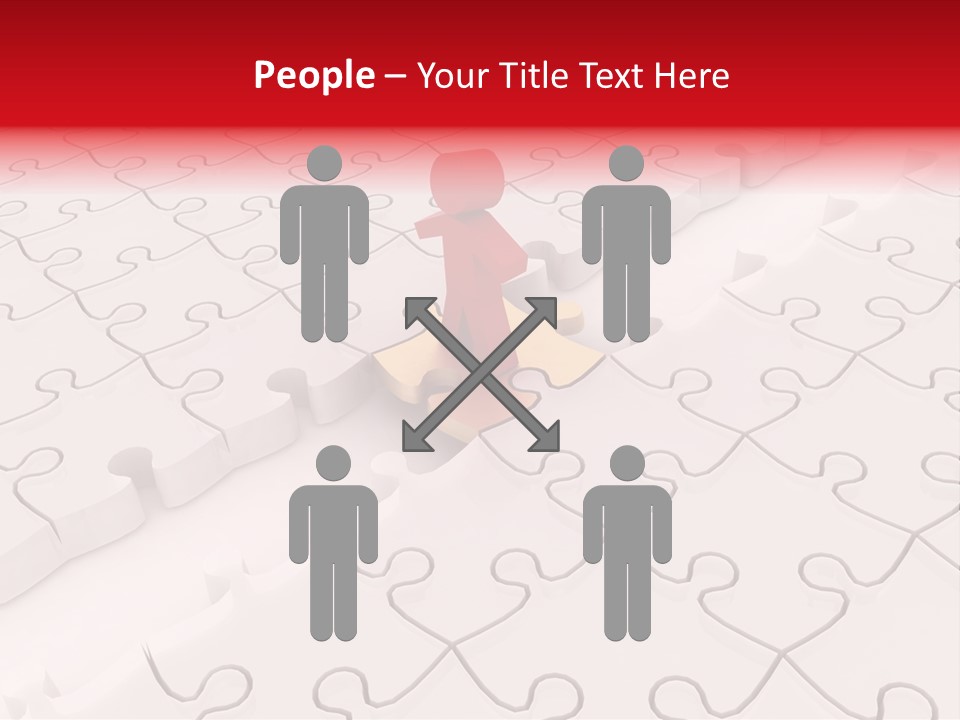 Incomplete Integration Person PowerPoint Template