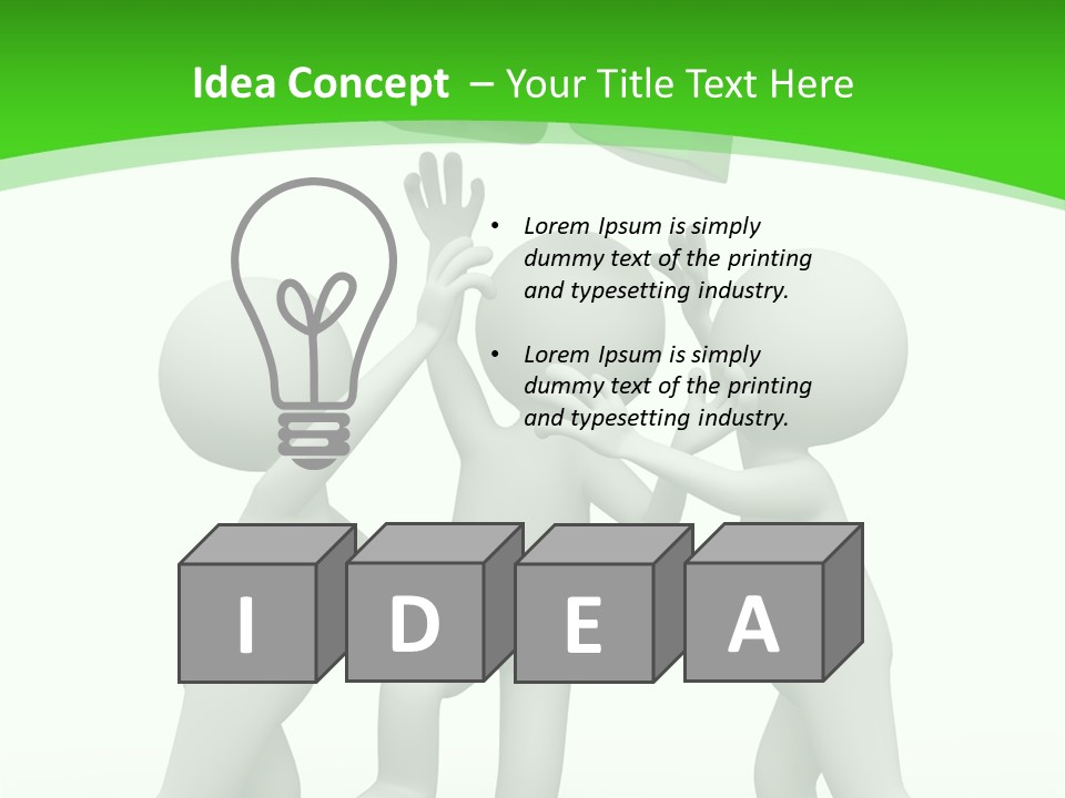 Shape Game Illustration PowerPoint Template