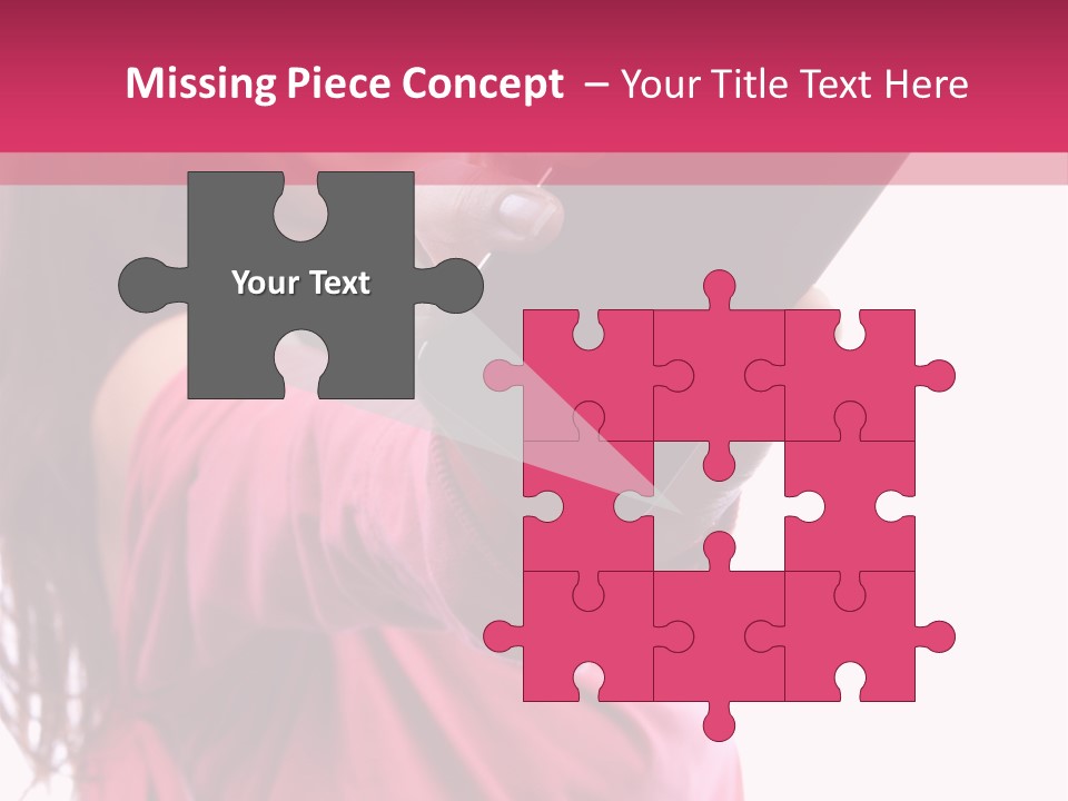 Celluar Women Display PowerPoint Template