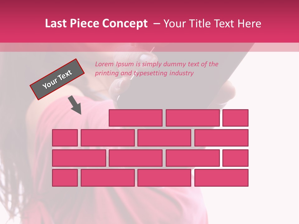 Celluar Women Display PowerPoint Template