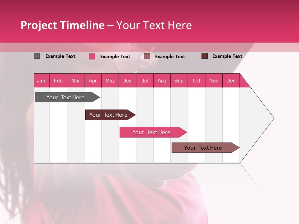 Celluar Women Display PowerPoint Template