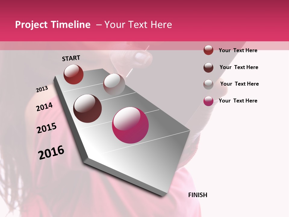 Celluar Women Display PowerPoint Template