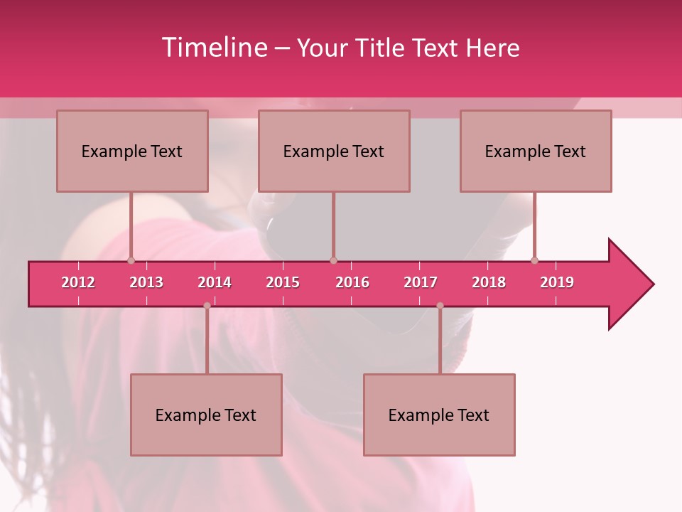 Celluar Women Display PowerPoint Template