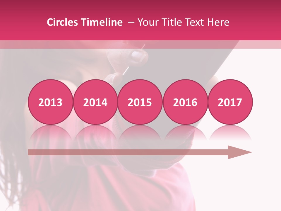 Celluar Women Display PowerPoint Template