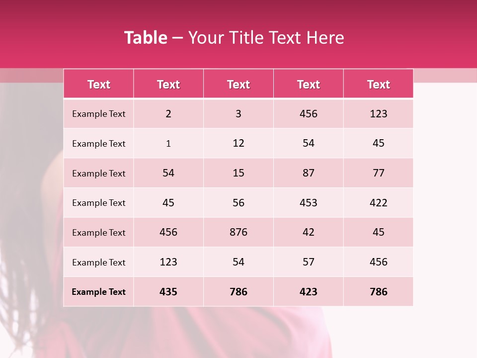 Celluar Women Display PowerPoint Template