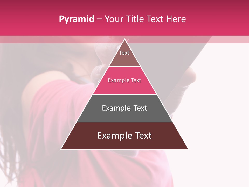 Celluar Women Display PowerPoint Template