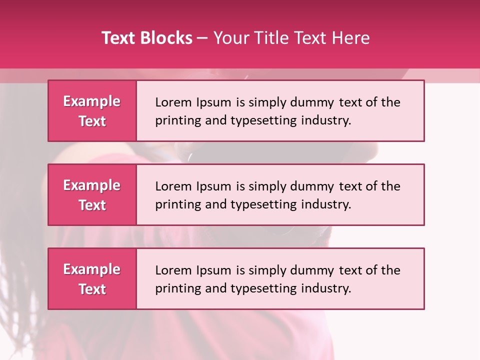 Celluar Women Display PowerPoint Template