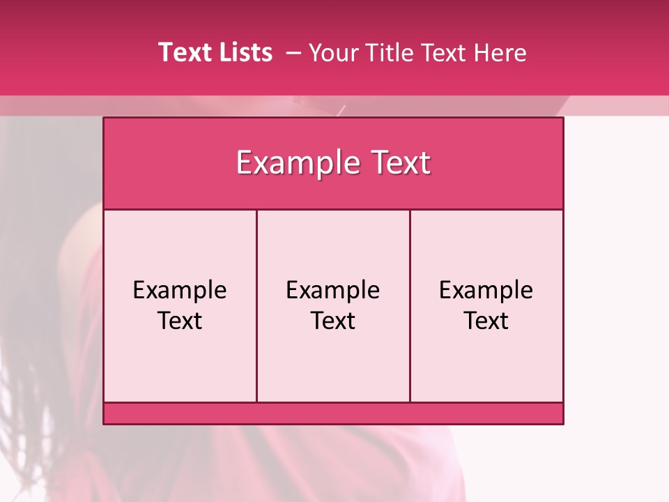 Celluar Women Display PowerPoint Template