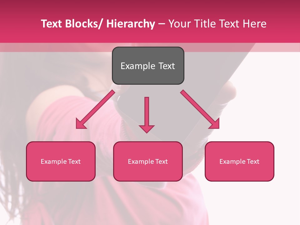 Celluar Women Display PowerPoint Template