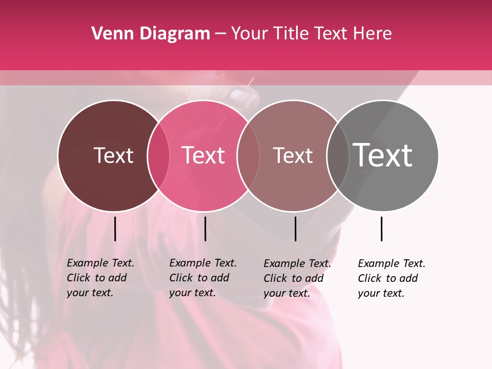 Celluar Women Display PowerPoint Template