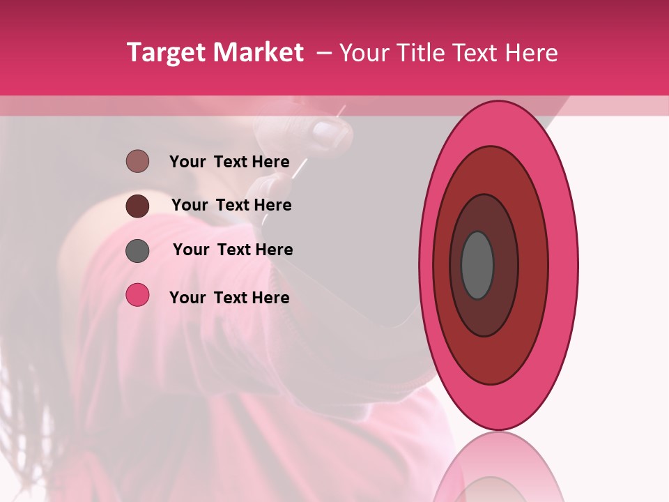 Celluar Women Display PowerPoint Template