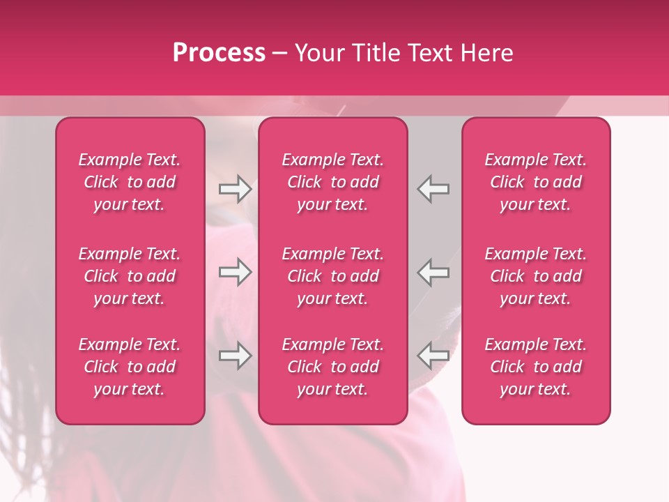 Celluar Women Display PowerPoint Template