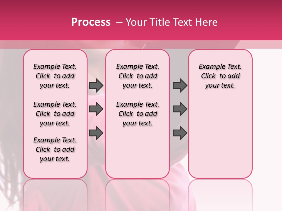 Celluar Women Display PowerPoint Template