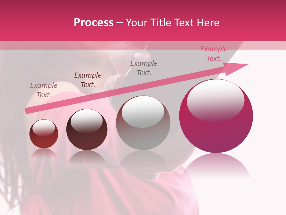 Celluar Women Display PowerPoint Template