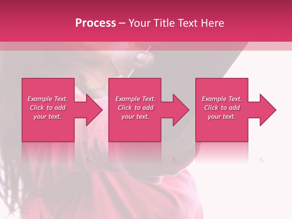 Celluar Women Display PowerPoint Template