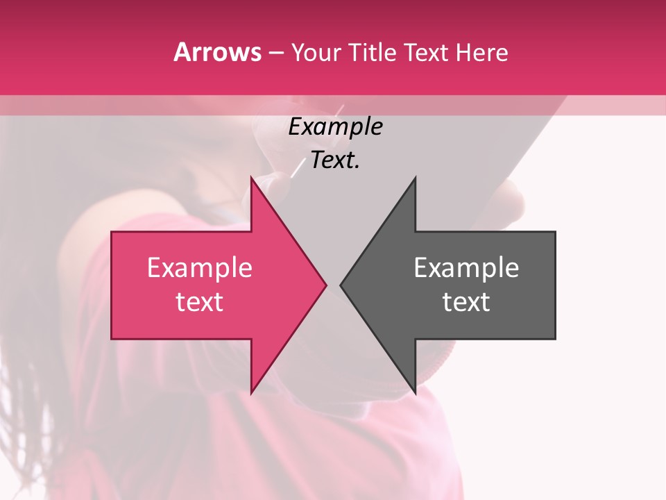 Celluar Women Display PowerPoint Template